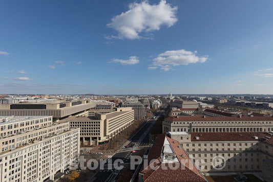 Photo- Views from The Tower of The Old Post Office Pavilion, Located at 1100 Pennsylvania Avenue NW, in Washington, D.C. 11 Fine Art Photo Reproduction