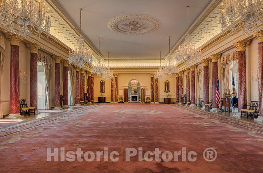 Photograph - The Benjamin Franklin State Dining Room, one of The Diplomatic Reception Rooms in The Harry S. Truman Federal Building which is The Headquarters of The Department of State 1