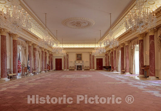 Photograph - The Benjamin Franklin State Dining Room, one of The Diplomatic Reception Rooms in The Harry S. Truman Federal Building which is The Headquarters of The Department of State 3