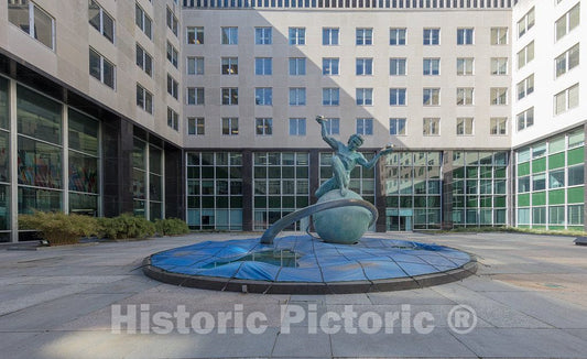 Photo- The South Courtyard of The Harry S. Truman Federal Building which is The Headquarters of The Department of State 2 Fine Art Photo Reproduction