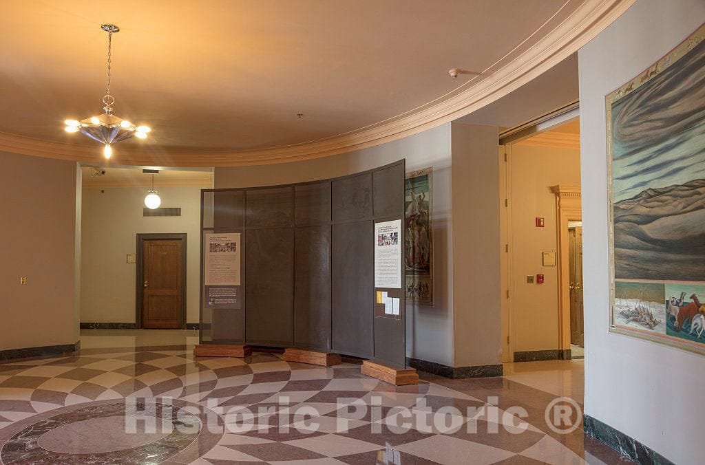 Photo - Interior. The William Jefferson Clinton Federal Building in The Federal Triangle in Washington, D.C.- Fine Art Photo Reporduction