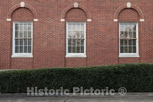 Photo - Windows at The Charles E. Simons Jr. Federal Court House, Named for District Court Judge Charles Earl Simons Jr. in 1986, Located in Aiken, South Carolina