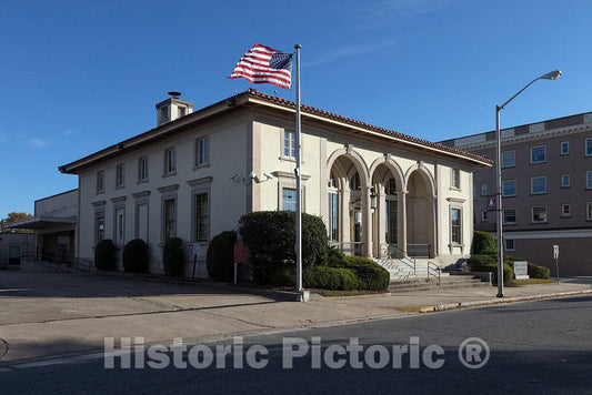 Photo - Exterior View. Historic Pitt County Courthouse Annex in Greenville, North Carolina- Fine Art Photo Reporduction