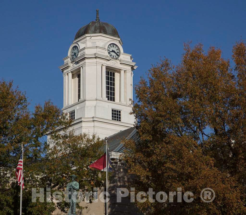 Photo - Cupola. Historic Pitt County Courthouse in Greenville, North Carolina- Fine Art Photo Reporduction
