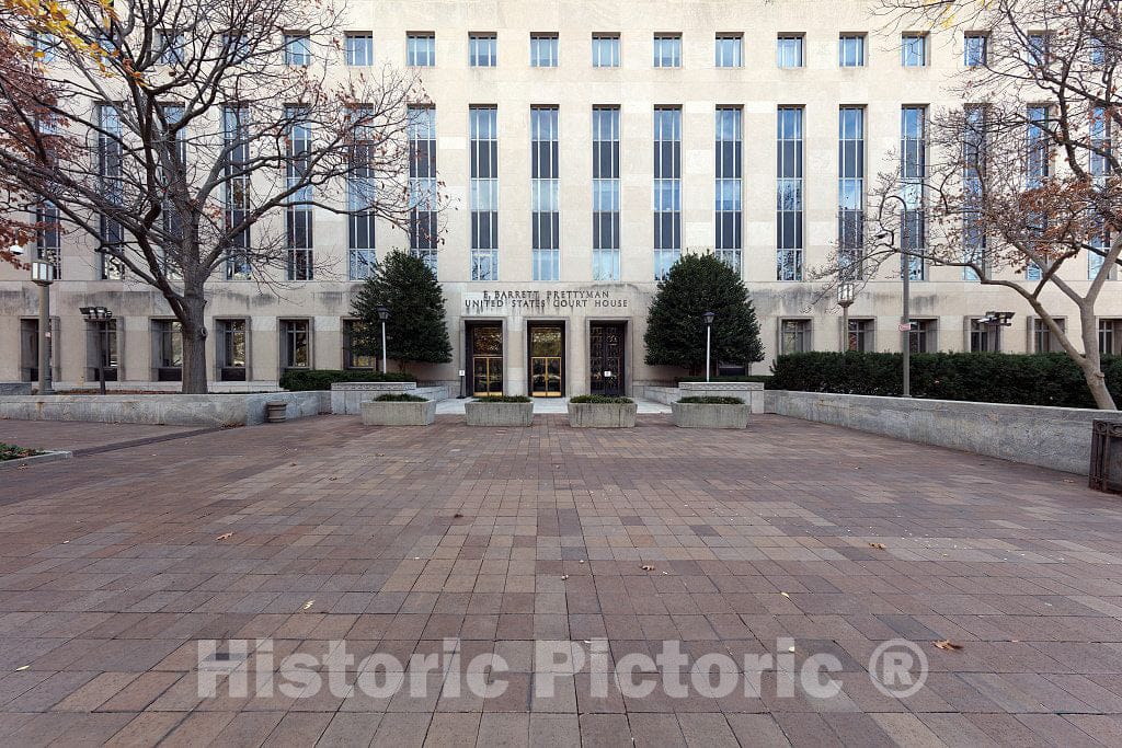 Photo- Exterior View of The Historic E. Barrett Prettyman Federal Courthouse which Houses The U.S. District Court and U.S 5 Fine Art Photo Reproduction