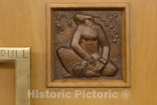 Photo- Bronze Plaque at The Historic E. Barrett Prettyman Federal Courthouse which Houses The U.S. District Court and U.S 3 Fine Art Photo Reproduction