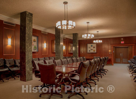 Photo - Conference Room at The Historic E. Barrett Prettyman Federal Courthouse which Houses The U.S. District Court and U.S- Fine Art Photo Reporduction