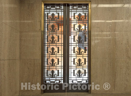 Photograph - Door at the historic E. Barrett Prettyman Federal Courthouse which houses the U.S. District Court and U.S. Court of Appeals for the District of Columbia Circuit, and the U.S 3