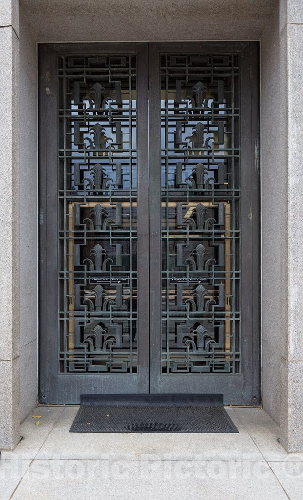 Photograph - Door at The Historic E. Barrett Prettyman Federal Courthouse which Houses The U.S. District Court and U.S. Court of Appeals for The District of Columbia Circuit, and The U.S 1