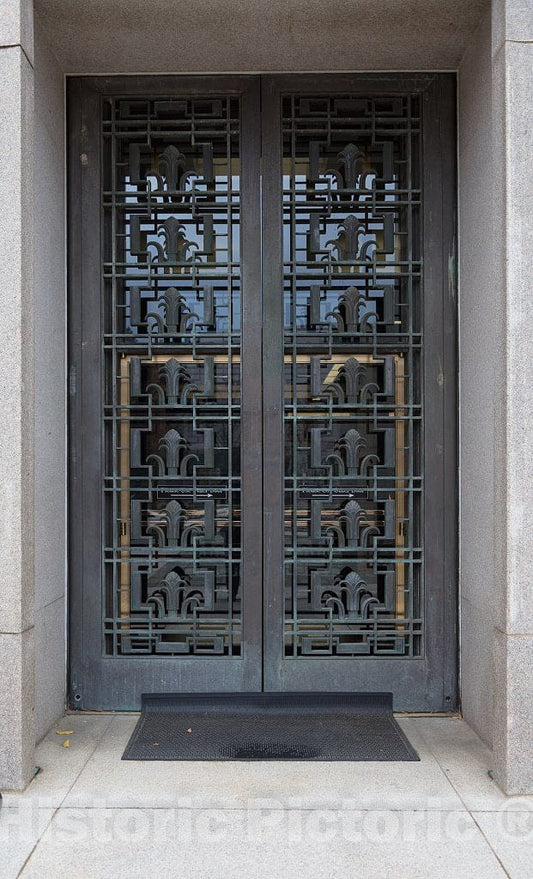 Photograph - Door at The Historic E. Barrett Prettyman Federal Courthouse which Houses The U.S. District Court and U.S. Court of Appeals for The District of Columbia Circuit, and The U.S 1