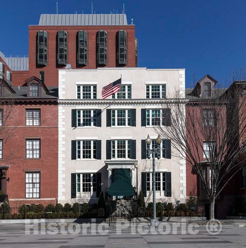 Photo- Exterior View of The President's Guest House, or Blair House is Located at 704 Jackson Place, Washington, D.C. 3 Fine Art Photo Reproduction