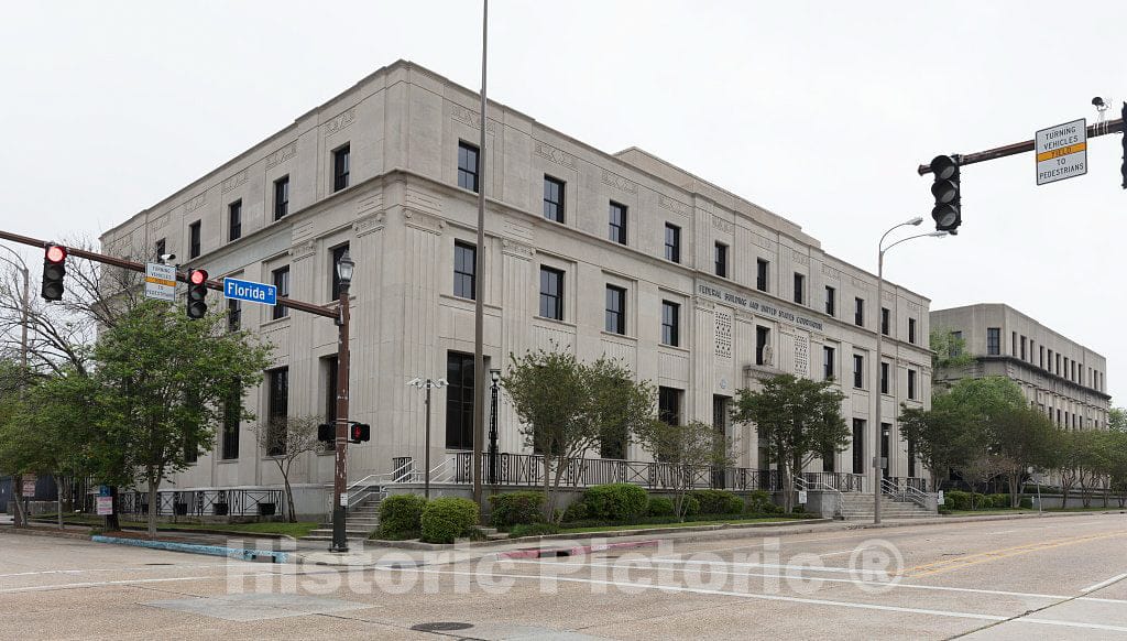 Photo- Exterior. Federal Building & U.S. Courthouse in Baton Rouge, Louisiana 3 Fine Art Photo Reproduction