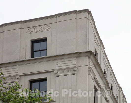 Photo- Exterior Details. Federal Building & U.S. Courthouse in Baton Rouge, Louisiana 1 Fine Art Photo Reproduction