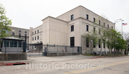 Photo- Exterior. Federal Building & U.S. Courthouse in Baton Rouge, Louisiana 5 Fine Art Photo Reproduction