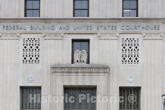 Photo- Exterior Details. Federal Building & U.S. Courthouse in Baton Rouge, Louisiana 2 Fine Art Photo Reproduction