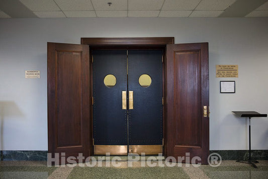 Photo - Courtroom Entrance. Federal Building & U.S. Courthouse in Baton Rouge, Louisiana- Fine Art Photo Reporduction