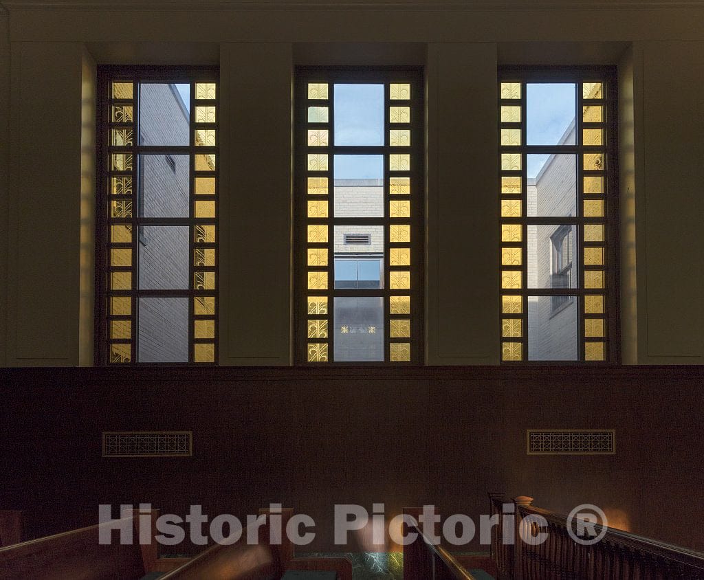 Photo- Courtroom in The Federal Building & U.S. Courthouse in Baton Rouge, Louisiana 3 Fine Art Photo Reproduction