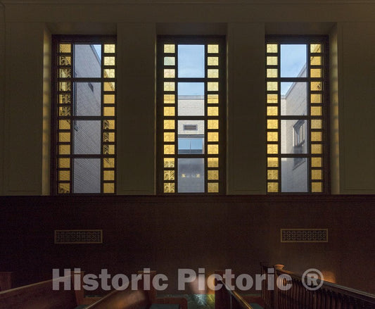 Photo- Courtroom in The Federal Building & U.S. Courthouse in Baton Rouge, Louisiana 3 Fine Art Photo Reproduction