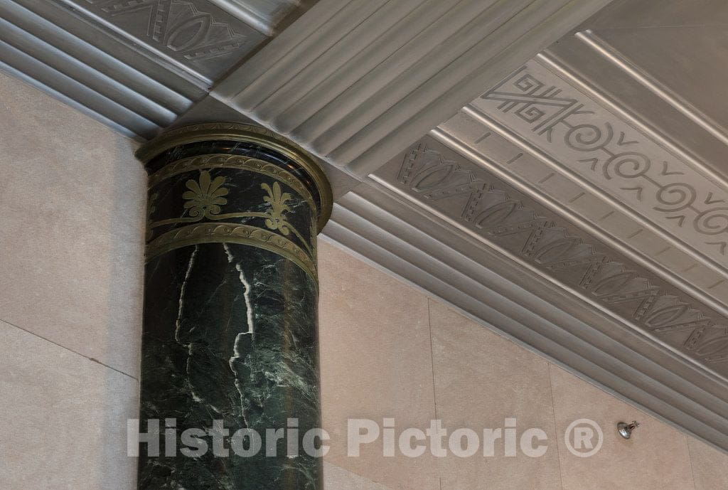 Photo- Lobby details. Federal Building & U.S. Courthouse in Baton Rouge, Louisiana 2 Fine Art Photo Reproduction
