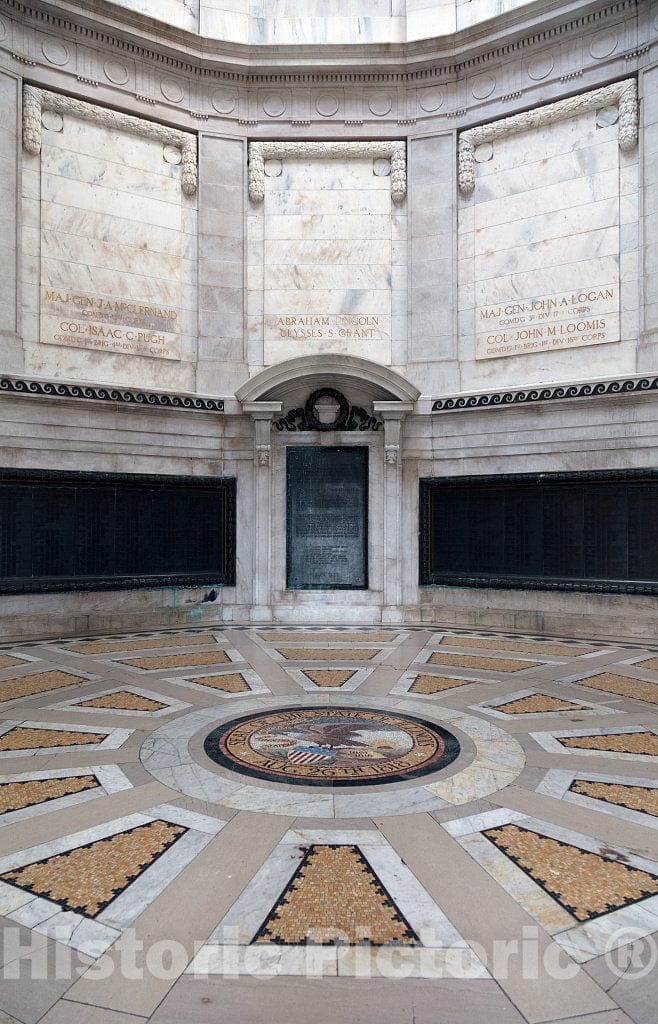 Photo- Rotunda of the Illinois State Memorial, dedicated in 1906 1 Fine Art Photo Reproduction