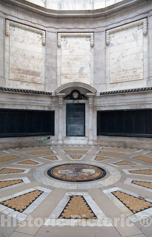 Photo- Rotunda of the Illinois State Memorial, dedicated in 1906 1 Fine Art Photo Reproduction