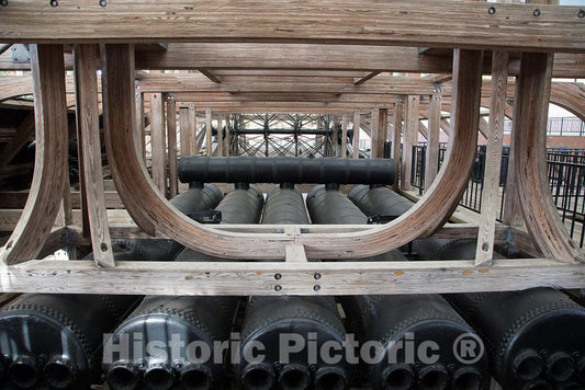 Photo- Reassembled Remains of The USS Cairo at Vicksburg National Military Park in Vicksburg, Mississippi 4 Fine Art Photo Reproduction