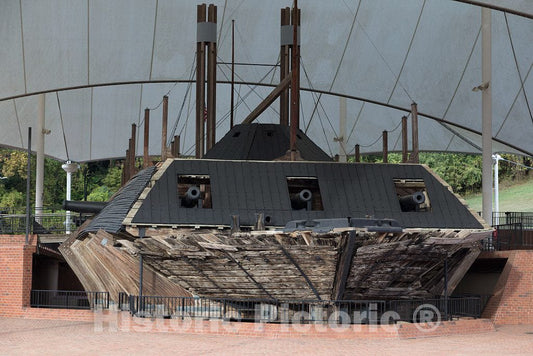 Photo- Reassembled Remains of The USS Cairo at Vicksburg National Military Park in Vicksburg, Mississippi 1 Fine Art Photo Reproduction
