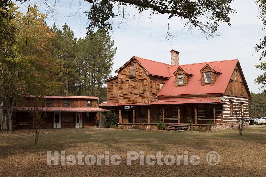 Photo - Large cabin in Hot Coffee, Mississippi- Fine Art Photo Reporduction