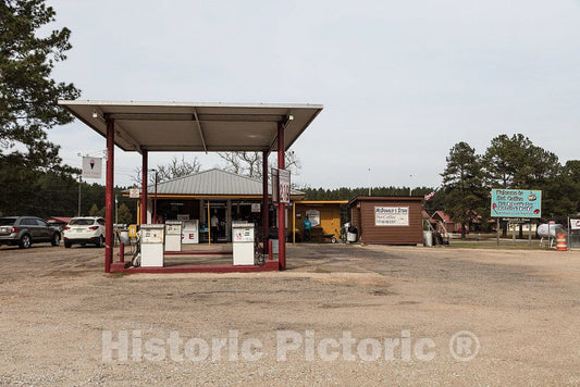 Photo - McDonald's Store (not Related to The McDonald's Hamburger Chain) in Hot Coffee, Mississippi- Fine Art Photo Reporduction
