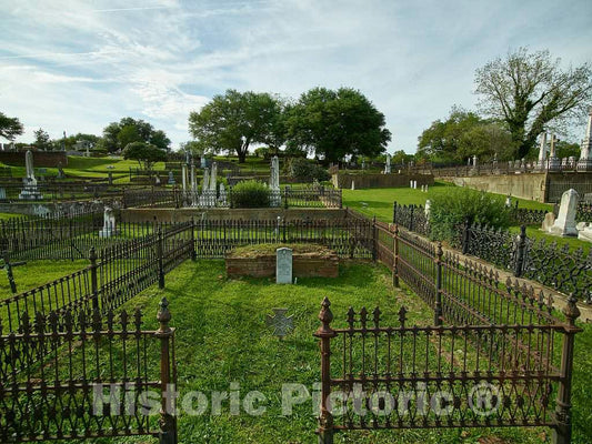 Photo- Part of The Natchez City Cemetery in Natchez, Mississippi 1 Fine Art Photo Reproduction