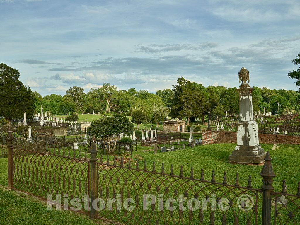Photo- Part of The Natchez City Cemetery in Natchez, Mississippi 7 Fine Art Photo Reproduction