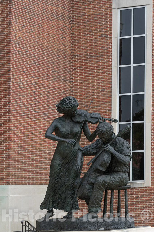 Photo - Sculpture at the University of Mississippi's Gertrude Castellow Ford Center for the Performing Arts in Oxford, Mississippi- Fine Art Photo Reporduction