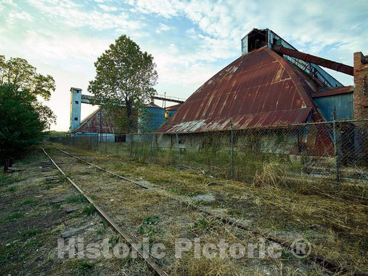Photo- Long-Closed Old cottonseed-Processing Plant in Grenada, Mississippi 2 Fine Art Photo Reproduction