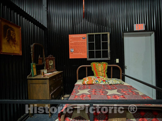 Photo- Display Inside The Emmett Till Interpetive Center in an Old Cotton-Gin Building in Tiny Glendora, Mississippi 2 Fine Art Photo Reproduction