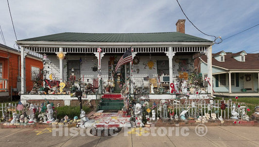 Photo - Highly Decorated Home in The Historic Natchez Neighborhood of Mississippi- Fine Art Photo Reporduction