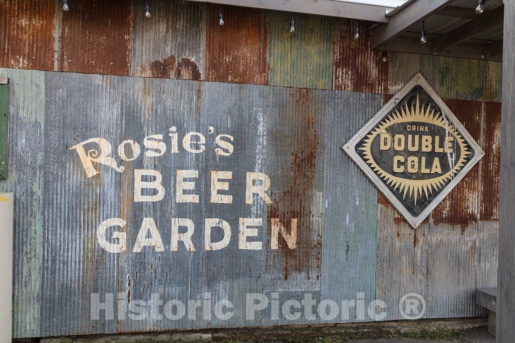 Photo- Signage on The Smoot's Grocery Blues Lounge in The Historic Natchez Neighborhood of Mississippi 1 Fine Art Photo Reproduction