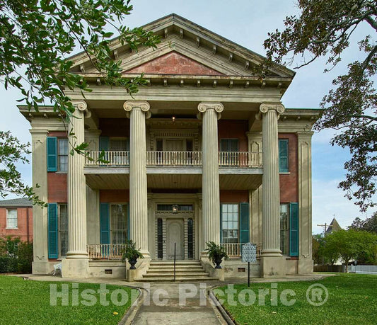 Photo - Magnolia Hall, an Historic Building Built in 1858 in The Natchez Neighborhood of Mississippi- Fine Art Photo Reporduction