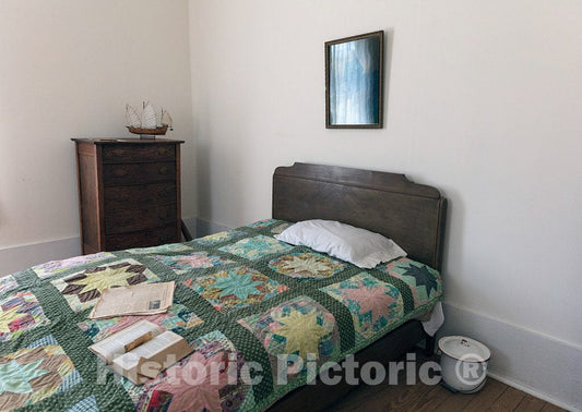 Photo- Jimmy Carter's Bedroom at The Boyhood Farm of America's 39th President, in The Little Community of Archery, Georgia, Now Part of The only Slightly Larger Town of Plains