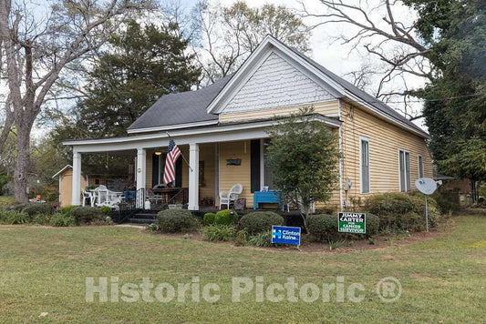 Photo - Childhood Home of Former U.S. First Lady Rosalynn Carter in Plains, Georgia- Fine Art Photo Reporduction