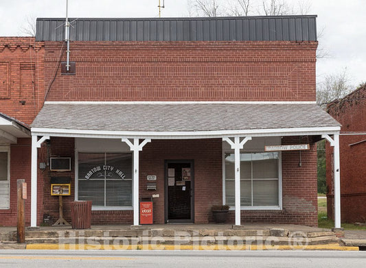 Photo- The Main Street Along The Railroad line in Bartow, an Old Georgia Cotton-ginning Town 1 Fine Art Photo Reproduction