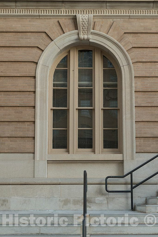 Photo- Window. The O.C. Fisher Federal Building and U.S. Courthouse, San Angelo, Texas 2 Fine Art Photo Reproduction