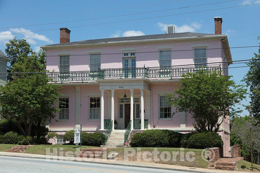 Photo- The Historic Green-Poe House in Macon, Georgia, was Built by Physician James Mercer Green, who Ran Macon's Academy for The Blind, in 1840 1 Fine Art Photo Reproduction