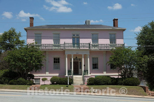 Photo- The Historic Green-Poe House in Macon, Georgia, was Built by Physician James Mercer Green, who Ran Macon's Academy for The Blind, in 1840 2 Fine Art Photo Reproduction