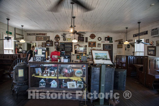 Photo- Interior of The Whistle Stop Cafe in Juliette, a Small Town in Monroe County, Georgia 2 Fine Art Photo Reproduction