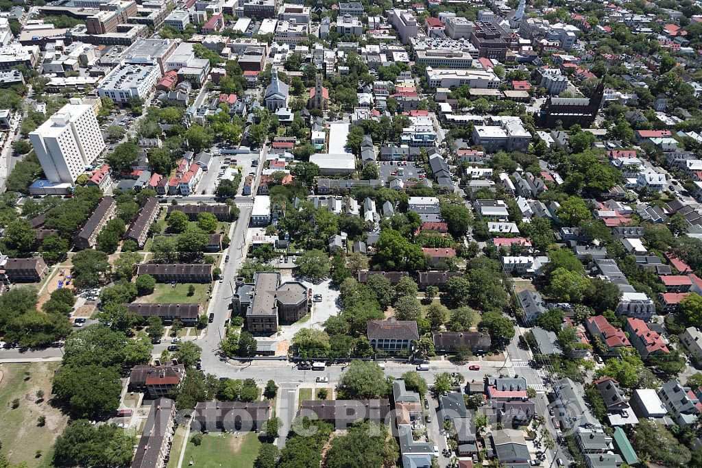 Photo- Aerial View of Charleston, South Carolina 2 Fine Art Photo Reproduction