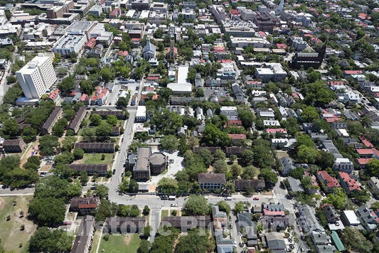 Photo- Aerial View of Charleston, South Carolina 2 Fine Art Photo Reproduction