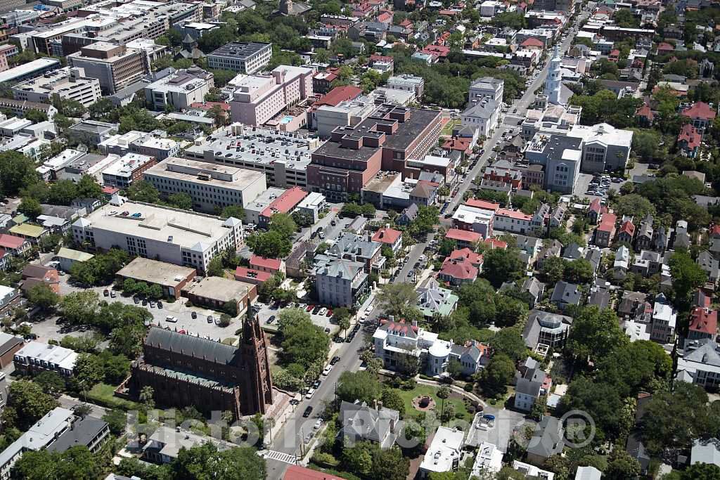 Photo- Aerial View of Charleston, South Carolina 3 Fine Art Photo Reproduction
