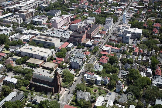 Photo- Aerial View of Charleston, South Carolina 3 Fine Art Photo Reproduction
