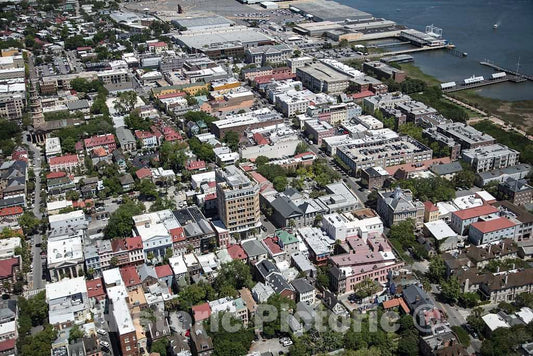 Photo- Aerial View of Charleston, South Carolina 4 Fine Art Photo Reproduction