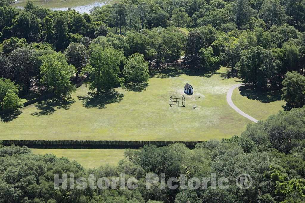 Photo - Aerial View of Part of The Old Town Plantation in Charleston, South Carolina- Fine Art Photo Reporduction